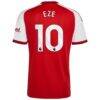 Eberechi Eze Arsenal adidas 2026/27 Home Replica Jersey - Red - Detail View