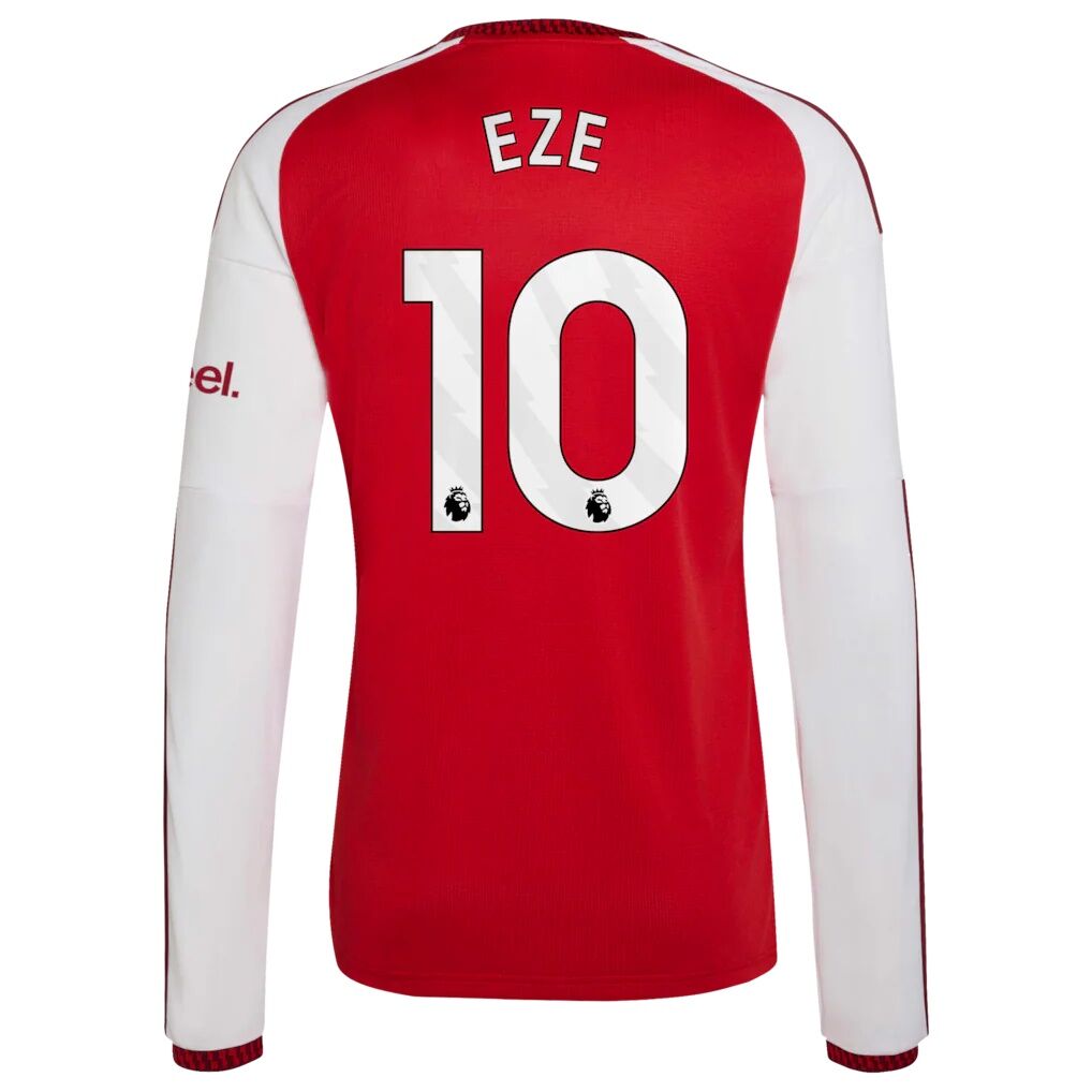 Eberechi Eze Arsenal adidas 2026/27 Home Replica Long Sleeve Jersey