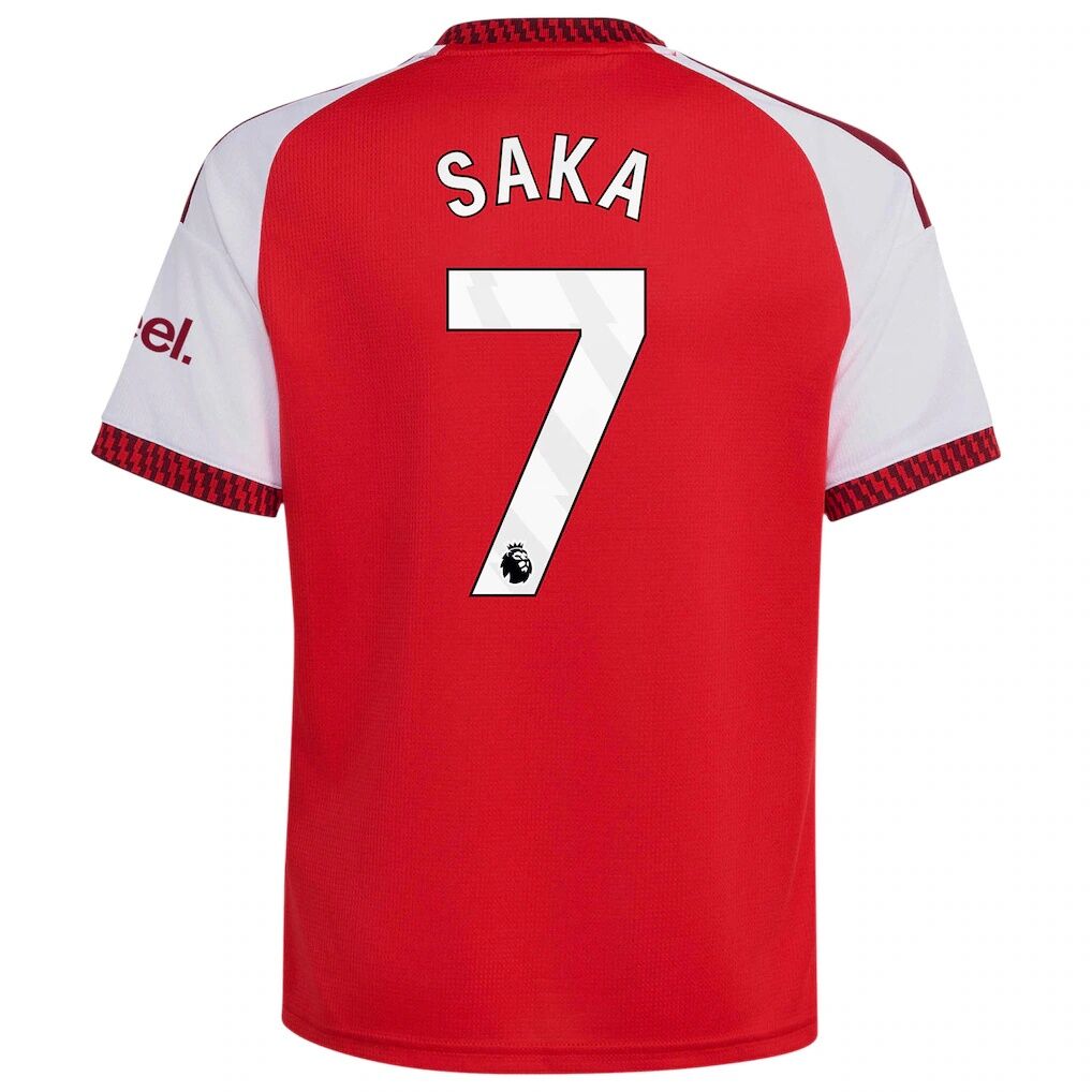 Bukayo Saka Arsenal adidas Youth 2026/27 Home Replica Jersey