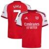 Bukayo Saka Arsenal adidas Youth 2026/27 Home Replica Jersey - Red - Front View