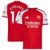 Viktor Gyökeres Arsenal adidas 2026/27 Home Authentic Jersey - Red - Front View