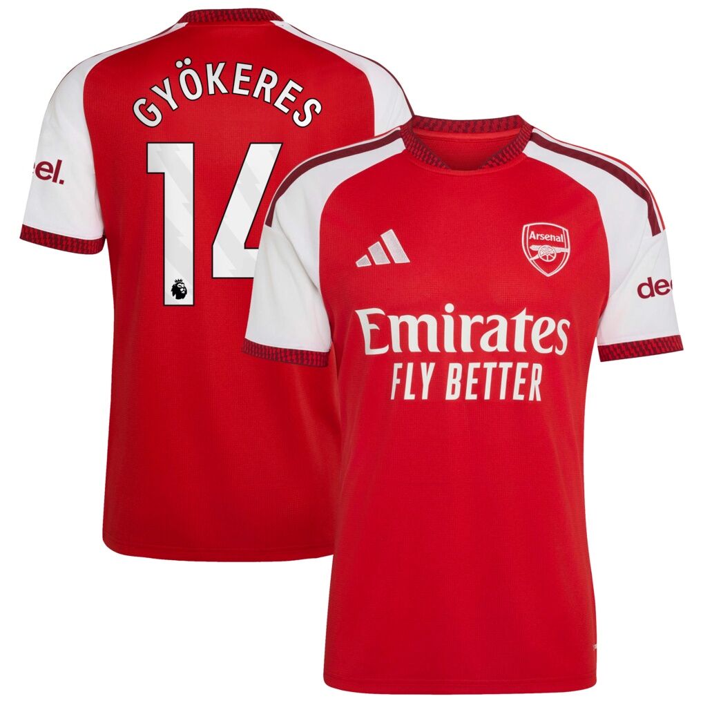 Viktor Gyökeres Arsenal adidas 2026/27 Home Replica Jersey