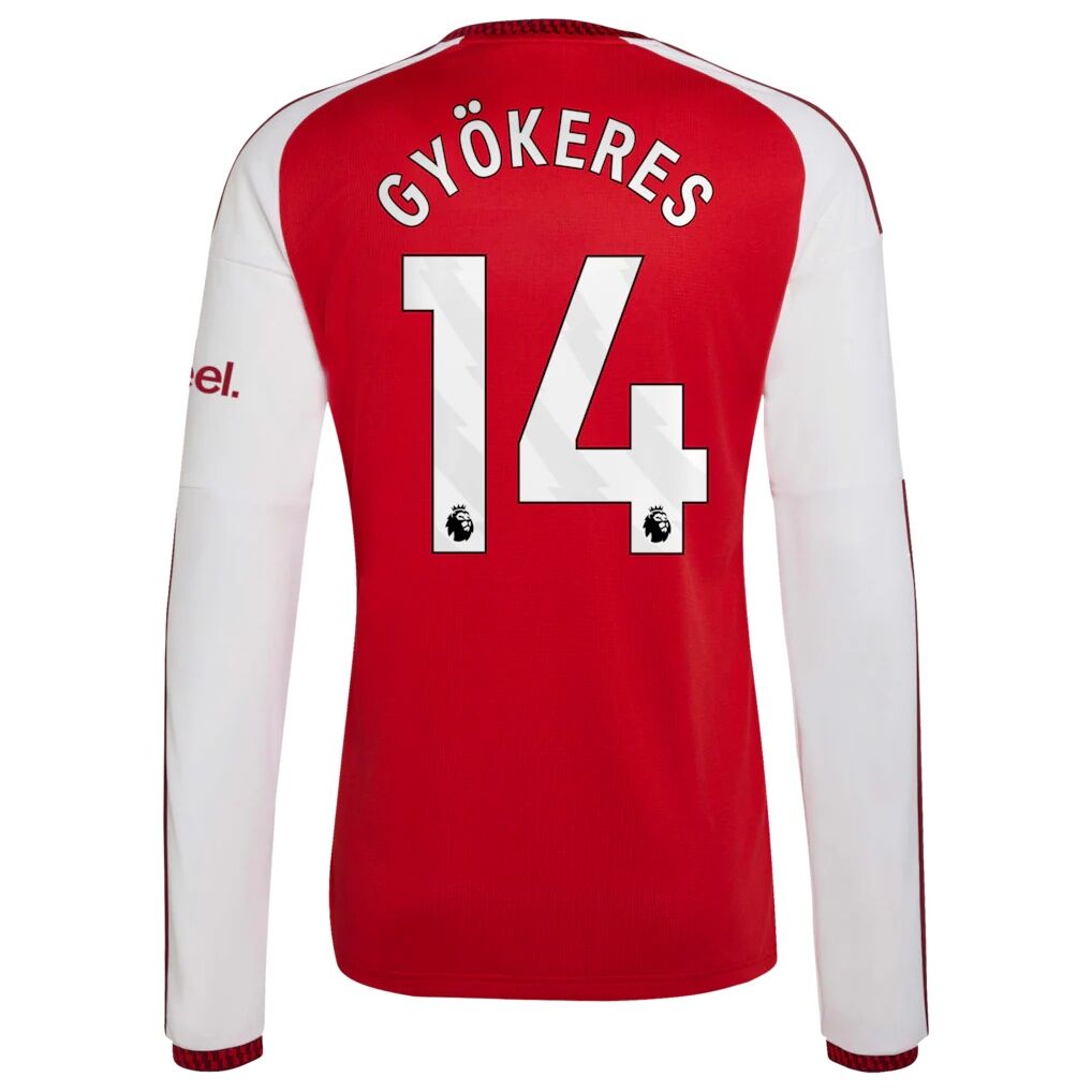 Viktor Gyökeres Arsenal adidas 2026/27 Home Replica Long Sleeve Jersey