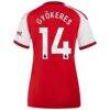 Viktor Gyökeres Arsenal adidas Women's 2026/27 Home Home Replica Jersey - Red - Detail View
