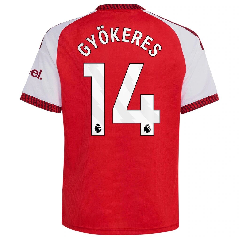 Viktor Gyökeres Arsenal adidas Youth 2026/27 Home Replica Jersey