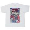 Philadelphia 76ers Stadium Essentials Unisex Comic Book Cover Boxy T-Shirt - White - Front View