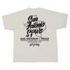 San Antonio Spurs Stadium Essentials Wall Script Boxy T-Shirt - Cream - Detail View