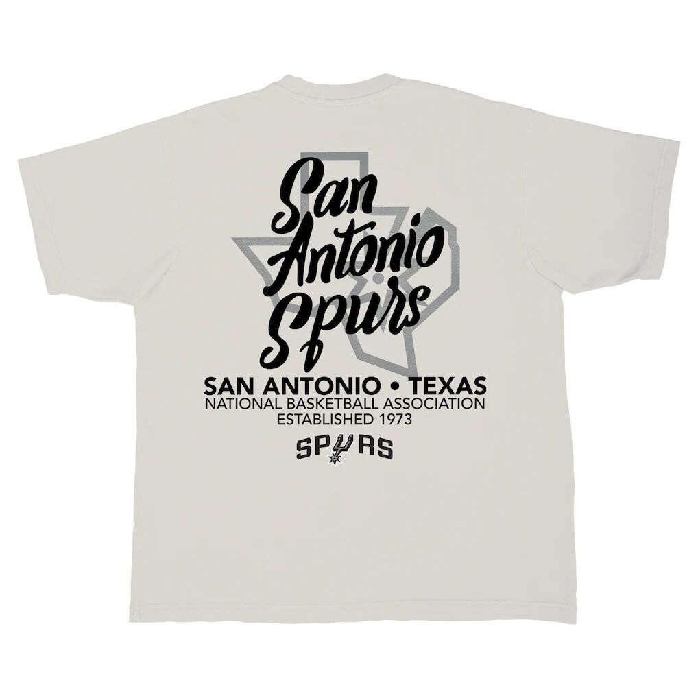 San Antonio Spurs Stadium Essentials Wall Script Boxy T-Shirt