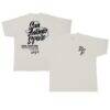 San Antonio Spurs Stadium Essentials Wall Script Boxy T-Shirt - Cream - Front View