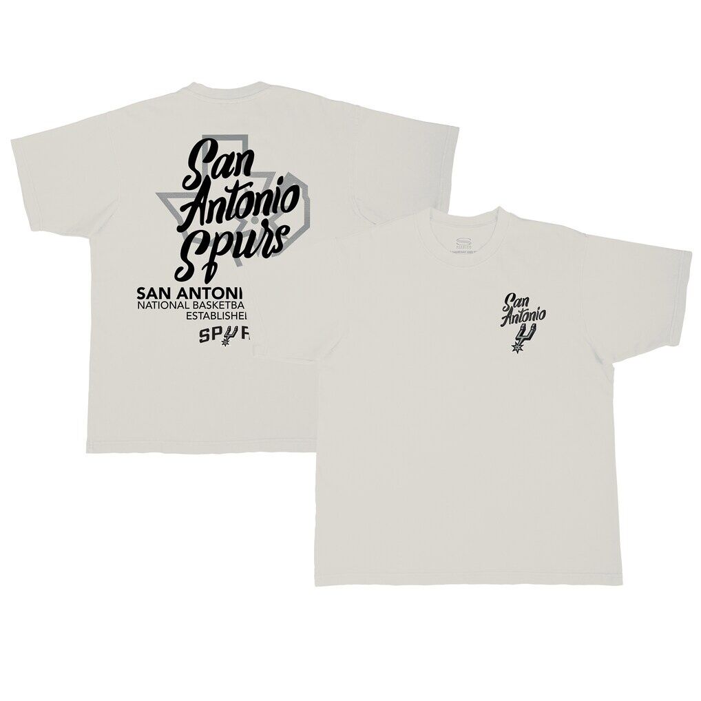 San Antonio Spurs Stadium Essentials Wall Script Boxy T-Shirt