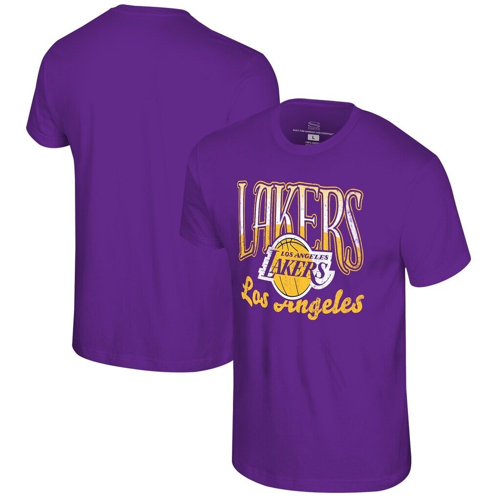 Los Angeles Lakers Stadium Essentials Unisex Sky High T-Shirt