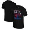 Philadelphia 76ers Stadium Essentials Unisex Sky High T-Shirt - Black - Front View