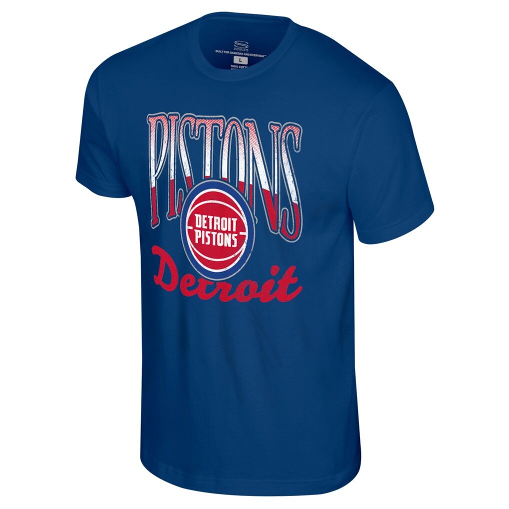 Detroit Pistons Stadium Essentials Unisex Sky High T-Shirt