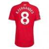 Bruno Fernandes Manchester United adidas 2026/27 Home Authentic Jersey - Red - Detail View