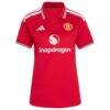 Bruno Fernandes Manchester United adidas Women's 2026/27 Home Replica Jersey - Red - Side View