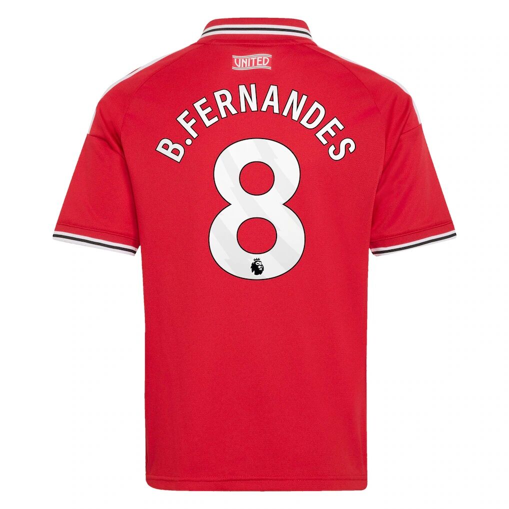 Bruno Fernandes Manchester United adidas Youth 2026/27 Home Replica Jersey