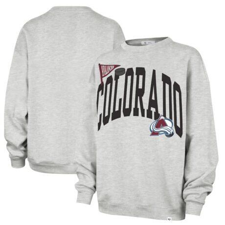 Colorado Avalanche '47 Women's Arched Icon Oversized Sweatshirt - - Front View