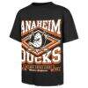 Anaheim Ducks '47 Foundation Heater T-Shirt - Black - Side View