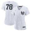 Spencer Jones New York Yankees Nike Women's Home Replica Jersey - White - Front View