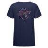 Miami Marlins Levelwear Women's Independence Day Influx Constellation T-Shirt - Navy - Detail View