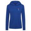 Kansas City Royals Levelwear Women's Independence Day Relay Governor Hoodie - Royal - Side View