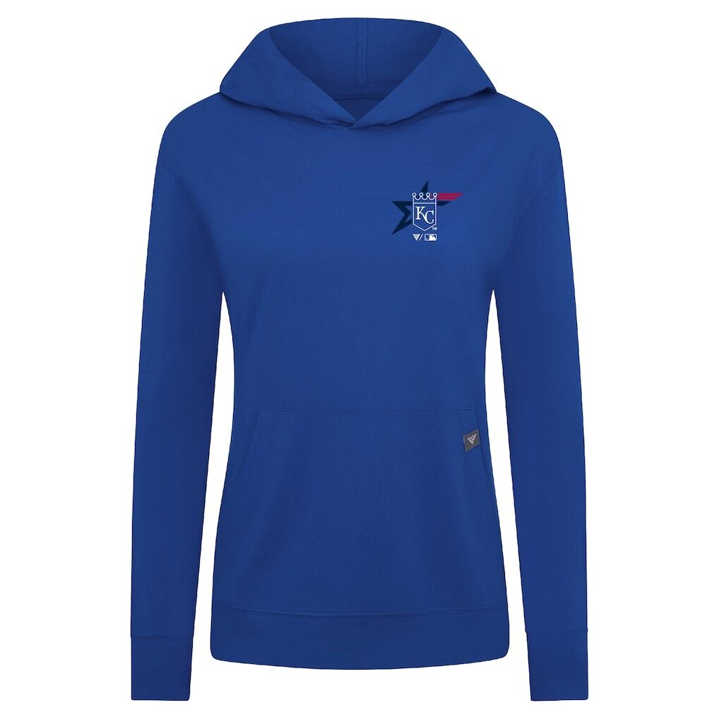 Kansas City Royals Levelwear Women's Independence Day Relay Governor Hoodie - Royal