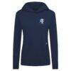 Minnesota Twins Levelwear Women's Independence Day Relay Governor Hoodie - Navy - Side View