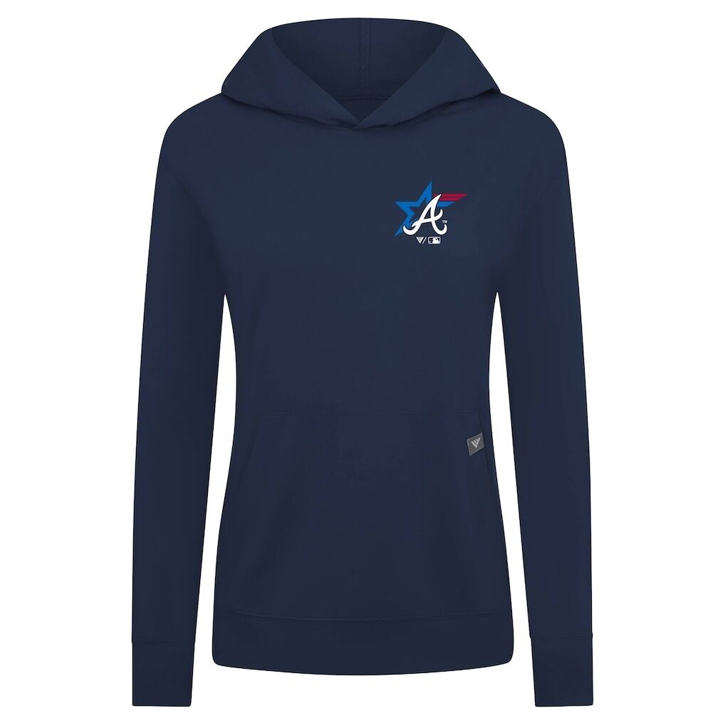 Atlanta Braves Levelwear Women's Independence Day Relay Governor Hoodie