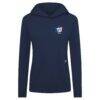 Washington Nationals Levelwear Women's Independence Day Relay Governor Hoodie - Navy - Side View