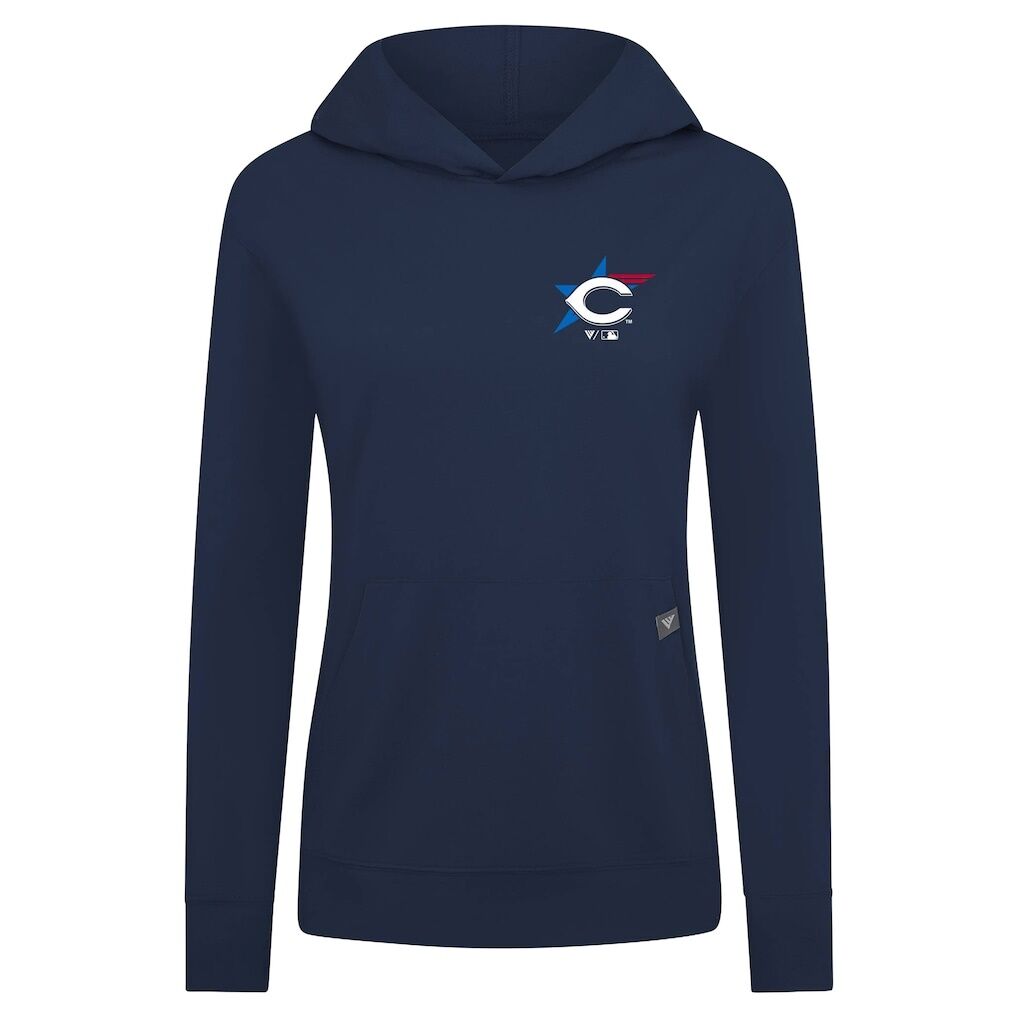 Cincinnati Reds Levelwear Women's Independence Day Relay Governor Hoodie