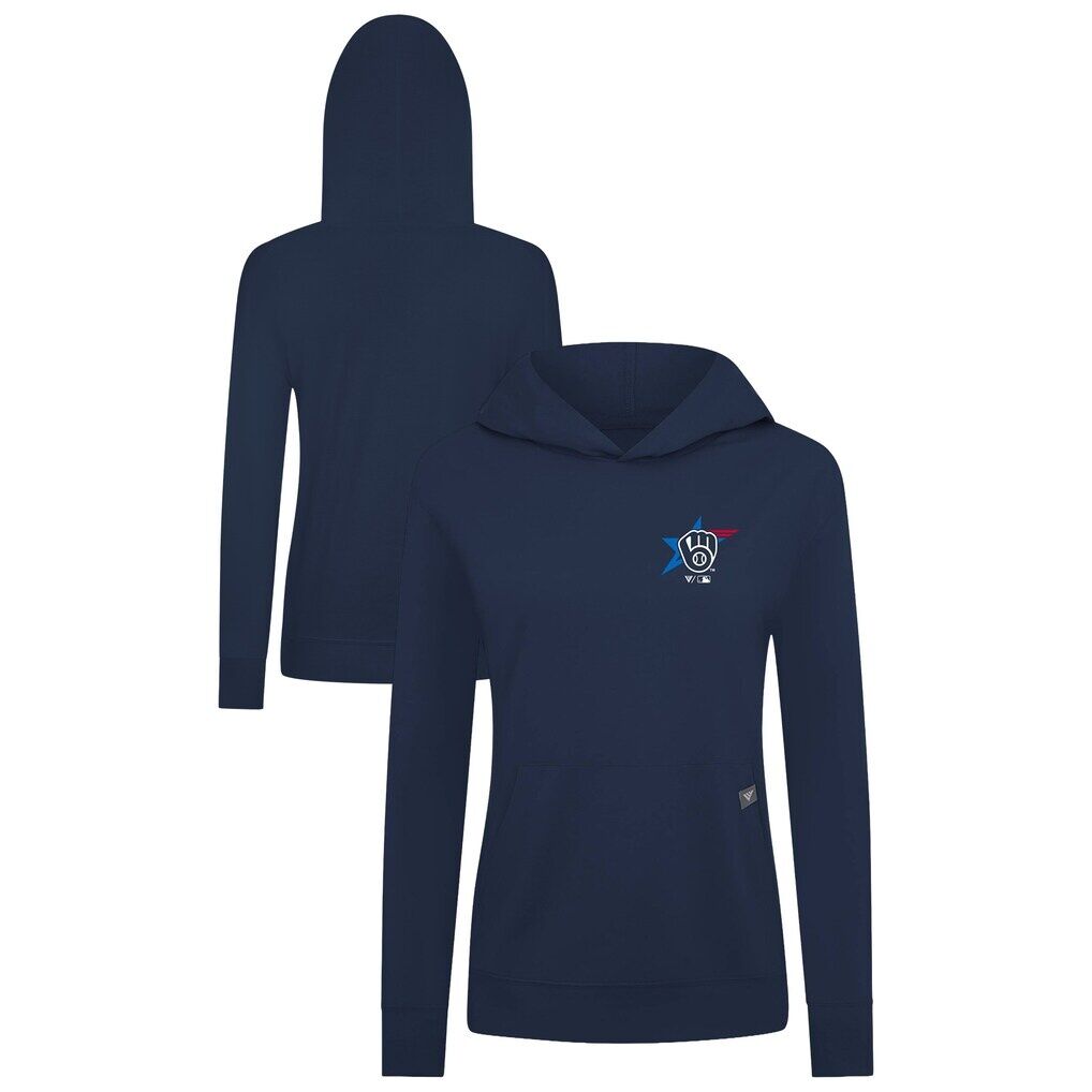 Milwaukee Brewers Levelwear Women's Independence Day Relay Governor Hoodie