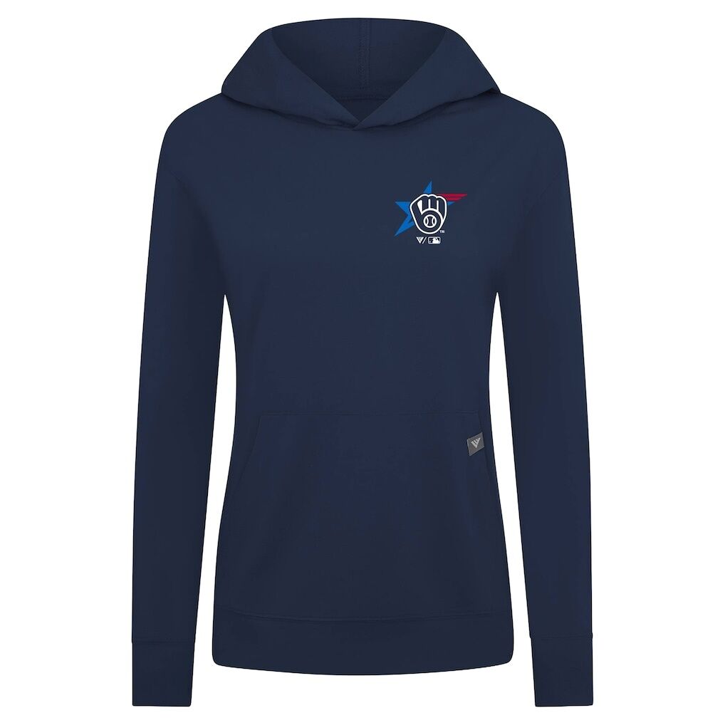 Milwaukee Brewers Levelwear Women's Independence Day Relay Governor Hoodie