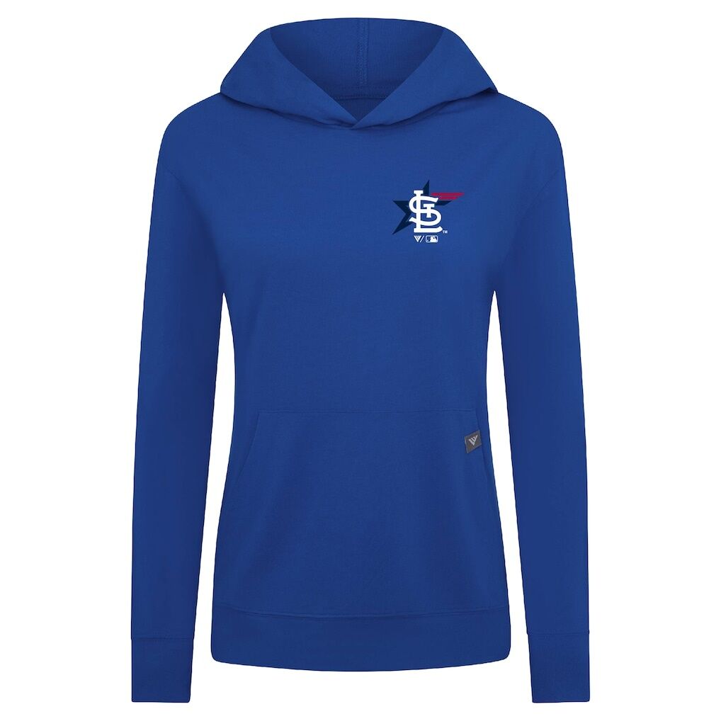 St. Louis Cardinals Levelwear Women's Independence Day Relay Governor Hoodie - Royal