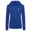Colorado Rockies Levelwear Women's Independence Day Relay Governor Hoodie - Royal - Side View