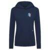 San Diego Padres Levelwear Women's Independence Day Relay Governor Hoodie - Navy - Side View