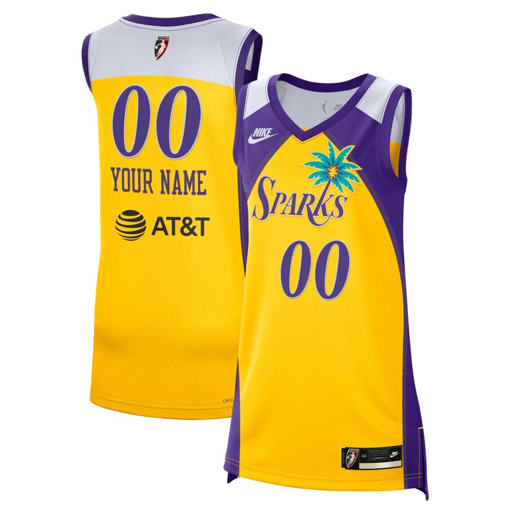 Los Angeles Sparks Nike Unisex  Victory Custom Jersey - Court Origins