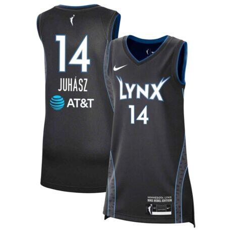 Dorka Juhász Minnesota Lynx Nike Unisex Victory Jersey - Black - Front View