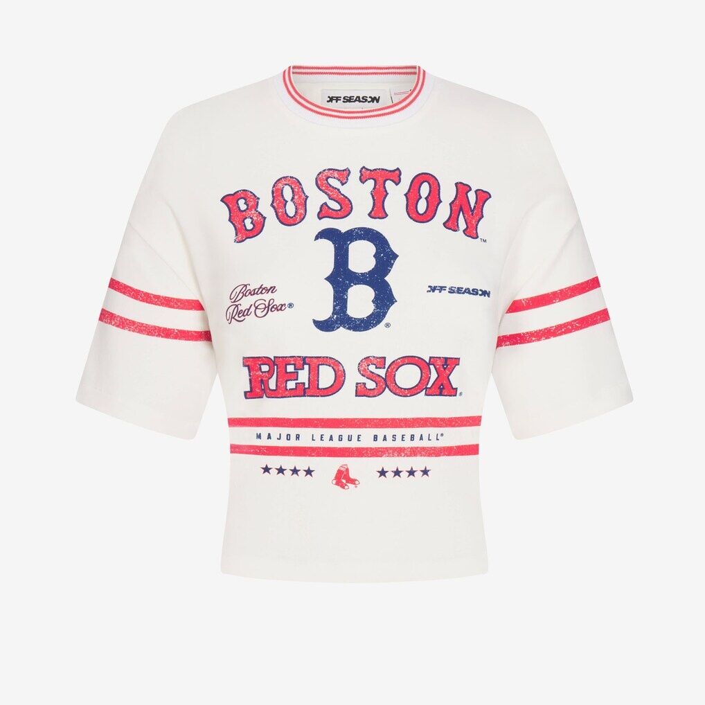 Boston Red Sox Off Season x MLB Women's Lace-Back T-Shirt