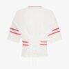 Boston Red Sox Off Season x MLB Women's Lace-Back T-Shirt - White - Side View
