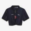 Boston Red Sox Off Season x MLB Women's Rugby T-Shirt - Navy - Front View