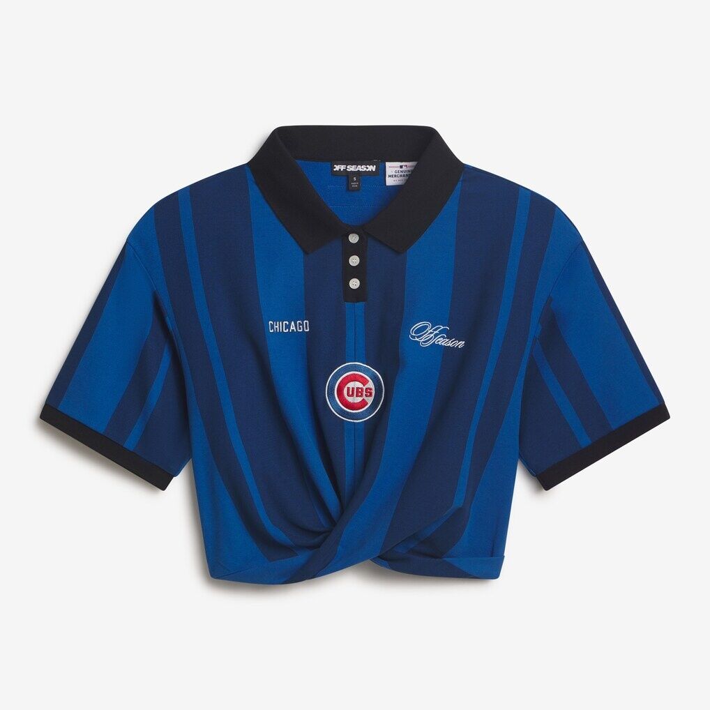 Chicago Cubs Off Season x MLB Women's Rugby T-Shirt - Royal