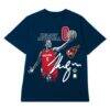 Kelsey Mitchell Indiana Fever round21 Unisex Player Graphic T-Shirt - Navy - Front View