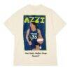 Azzi Fudd Dallas Wings round21 Unisex Draft T-Shirt - Cream - Front View