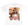 Kiki Iriafen Washington Mystics SLAM Unisex Cover Player T-Shirt - White - Front View