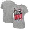 Carolina Hurricanes Fashion7 Girls Youth 2026 Stanley Cup Champions Replica Locker Room T-Shirt - - Front View