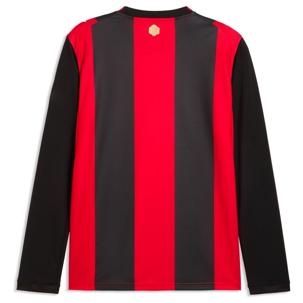 AC Milan Puma 2026/27 Home Replica Long Sleeve Jersey – Black/Red