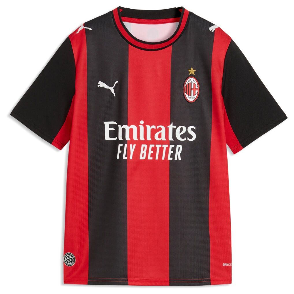 AC Milan Puma Youth 2026/27 Home Replica Jersey – Black/Red
