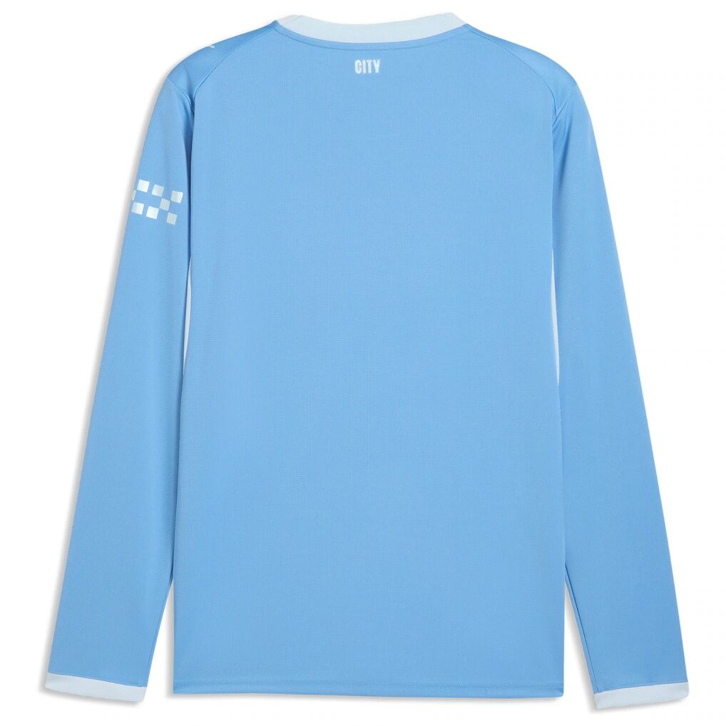 Manchester City Puma 2026/27 Home Replica Long Sleeve Jersey – Light Blue