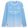 Manchester City Puma 2026/27 Home Replica Long Sleeve Jersey - - Side View