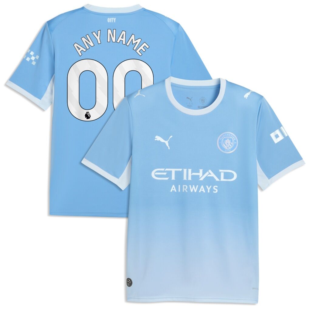 Manchester City Puma 2026/27 Home Replica Custom Jersey – Light Blue